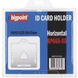 Bigpoint Kart Kabı Yatay Şeffaf 90X55Mm 10`Lu Paket
