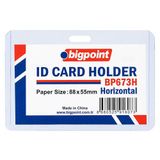 Bigpoint Kart Kabı Yatay Sert Pvc 88X55mm Bp673h (10 Lu Paket)
