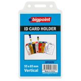 Bigpoint Kart Poşeti Dikey Şeffaf 55X85mm X 10 Adet