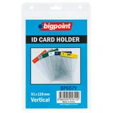 Bigpoint Kart Poşeti Dikey Şeffaf 91X128mm X 10 Adet