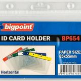 Bigpoint Kart Poşeti Yaka Kartı Yatay Seffaf 85 X 55 Mm 100 Lü