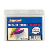 Bigpoint Kart Poşeti Yatay Korumalı 85X55mm Şeffaf Bp650-00 (10 Lu Paket)