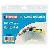 Bigpoint Kart Poşeti Yatay Şeffaf 105X74mm X 10 Adet