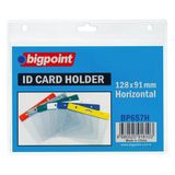 Bigpoint Kart Poşeti Yatay Şeffaf 128X91mm X 10 Adet