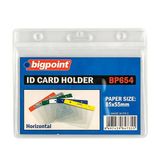 Bigpoint Kart Poşeti Yatay Şeffaf 85X55mm X 10 Adet