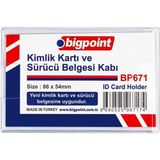 Bigpoint Kimlik Sürücü Kart Kabı Soft Kırılmaz