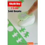 Bigpoint Kız Çocuk Şeklinde Küçük Boy 2,5 Cm Şekilgeç