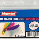 Bigpoint Korumalı Kart Poşeti Yaka Kartı Yatay Şeffaf 85X55Mm 100'Lü