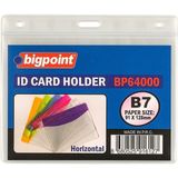 Bigpoint Korumalı Kart Poşeti Yatay B7 (128X91MM) x 10 Adet - Şeffaf