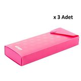 Bigpoint Kutu Kalemlik Pembe x 3 Adet