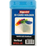 Bigpoint Mavi Korumalı Kart Poşeti 10'lu Dikey 55 x 85 mm Suya Dayanıklı Özellikte