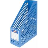 Bigpoint Mavi Plastik Kutu Klasör Magazinlik 25 x 8.2 x 39.5 cm Dayanıklı ve Esnek Tasarım