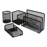 Bigpoint Metal Perfore Siyah 4'lü Set