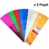 Bigpoint Metalik Krapon Kağıdı 2 Metre 10'lu Karışık Poşet x 3 Poşet - 3 Adet