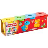 Bigpoint Oyun Hamuru 4 Renkli Yumuşak ve Güvenli 520 Gram Eğlenceli Oyun Seti
