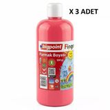 Bigpoint Parmak Boyası 500 Gram Pembe x 3 Adet