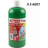Bigpoint Parmak Boyası 500 Gram Yeşil x 3 Adet