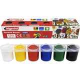Bigpoint Parmak Boyası 6 Renk x 25 ml - 6 Adet - Karışık Çok Renkli