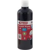Bigpoint | Parmak Boyası, Parmak ve Fırça ile Kullanıma Uygun, Çocuklar Için Güvenli Boya, 500 Ml, Siyah