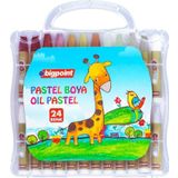 Bigpoint Pastel Boya 24 Renk - Şeffaf Çantalı