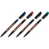 Bigpoint Permanent Marker (Asetat) Kalem M 1,0 4'lü Set - Renkli - Standart