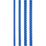 Bigpoint Plastik Spiral 10 mm Mavi 100'lü Kutu 40 Yaprak Kapasite ile Evrak Ciltleme İçin