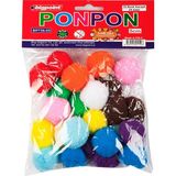 Bigpoint Ponpon 5 Cm 10 Renkli Yün El İşi Malzemesi Çocuklar İçin Güvenli 25 Adet