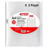 Bigpoint Poşet Dosya Eco 30 Mikron 100'Lü Paket X 2 Poşet