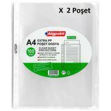 Bigpoint Poşet Dosya Extra 50 Mikron 100'Lü Paket X 2 Poşet