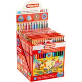 Bigpoint Premium Jumbo Üçgen Kuru Boya Kalemi 12 Renk - 12'li Set - Renkli - Standart