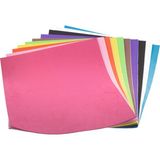Bigpoint Renkli Karışık Yapışkanlı Kağıt 35X50CM 10 Adet Eva
