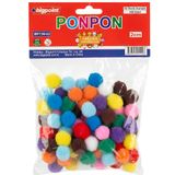 Bigpoint Renkli Ponpon 100 Adet 2cm
