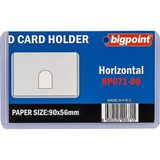 Bigpoint Şeffaf Kart Kabı 90x53mm 0.4mm Kalınlıkta Kolay Kullanım için