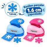 Bigpoint Şekilli Delgeç 1.6Cm Kar Tanesi X 24 Adet