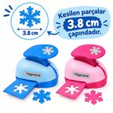 Bigpoint Şekilli Delgeç 3.8Cm Kar Tanesi X 10 Adet