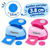 Bigpoint Şekilli Delgeç 3.8Cm Yuvarlak X 10 Adet