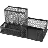 Bigpoint Siyah Metal Perfore 3 Gözlü Evrak Düzenleyici Dosya Seti 20x10x6 cm Ölçülerle