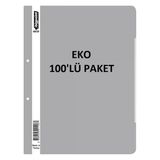 Bigpoint Telli Dosya Eco Gri x 100 Adet