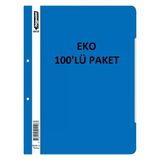 Bigpoint Telli Dosya Eco Mavi x 100 Adet