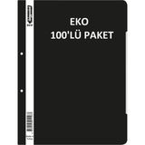 Bigpoint Telli Dosya Eco Siyah x 100 Adet