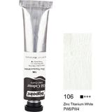 Bigpoint Yağlı Boya 45 ml Zinc Titanium White 106 x 6 Adet - Zinc Titanyum Beyazı