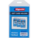 Bigpoint Yaka Kartı Kart Kabı Soft Esnek Çok Amaçlı Dikey 54X85 Mm. 100'Lu Kutu