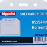Bigpoint Yaka Kartı Kart Kabı Soft Esnek Çok Amaçlı Yatay 85X54 Mm. 10'Lu Paket