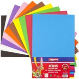 Bigpoint | Yapışkanlı Eva, El Işi Projeleri Için Uyumlu, 2 mm Craft Sünger, 20 x 30 Cm, 10 Farklı Renk