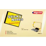 Bigpoint Yapışkanlı Not Kağıdı 75 x 125 mm Sarı 12'li Paket