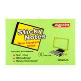 Bigpoint Yapışkanlı Not Kağıdı 75X50mm Neon Yeşil X 12 Adet