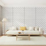Bigpoint Yapışkanlı Tezgah Kaplama Folyosu 30X60cm Beyaz 6'Lı Paket X 12 Paket