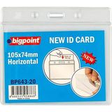 Bigpoint Yatay Poşet Dosya 105x74mm 10'lu Şeffaf Renkli Kullanım Kolaylığı