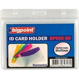 Bigpoint Yatay Şeffaf Korumalı Kart Poşeti 85x 55 mm 10'lu Poşet Renkli Seçeneklerle