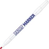 Bigpoint | Yuvarlak Uçlu Paint Marker, Endüstriyel Düzey Kalıcılık, Ince Uçlu Mürekkepli Kalem, Kırmızı